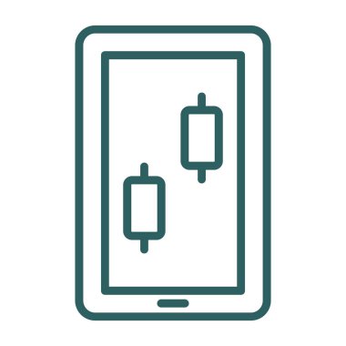 Arkaplanda akıllı telefon simgesi izole edildi. Web sitesi, uygulama, cep telefonu sembolü ve akıllı telefon logosu için son moda telefon şablonu