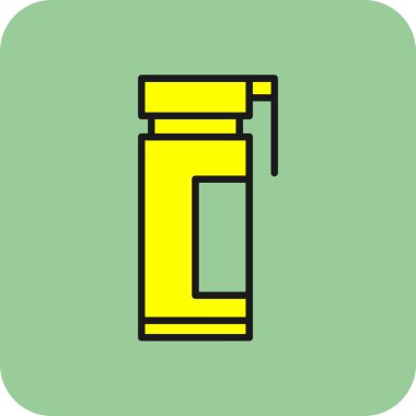 Şişe simgesinin vektör illüstrasyonu 