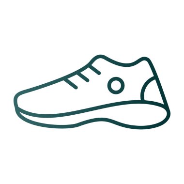 spor ayakkabı kutsal kişilerin resmi, vektör çizim