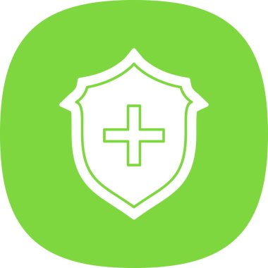 kalkan ağ simgesi basit illüstrasyon