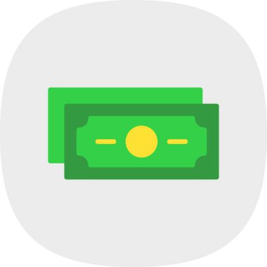 Web ve mobil uygulama tasarımınız için para simgesi, dolar logosu konsepti 