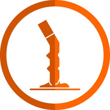 Cigarette butt icon vector illustration 