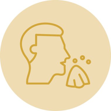 Maskeli bir adamın vektör çizimi