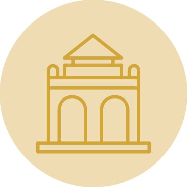 Yapı simgesinin vektör illüstrasyonu