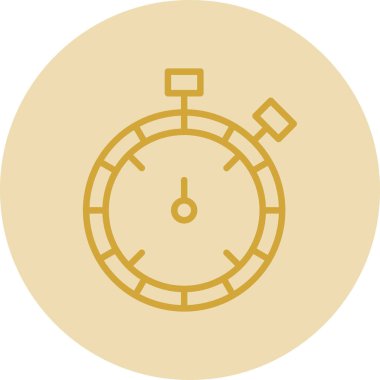 Kronometre simgesi çizimi 