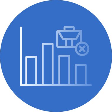 grafik simgesinin vektör illüstrasyonu