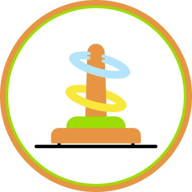 halka atma simgesi, vektör illüstrasyonu 