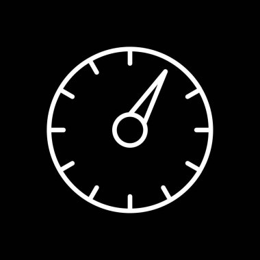 hız test simgesi vektör çizimi 