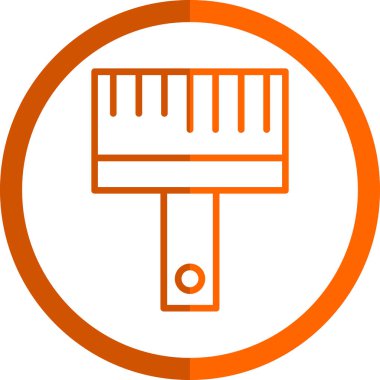 fırça. Web simgesi basit illüstrasyon