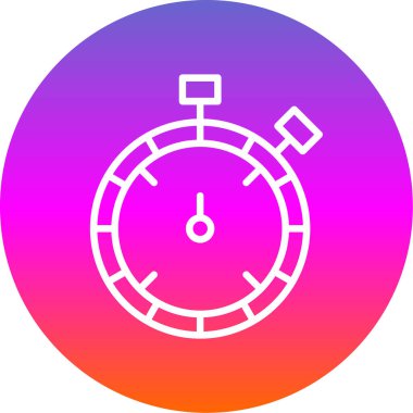 Kronometre simgesi çizimi 