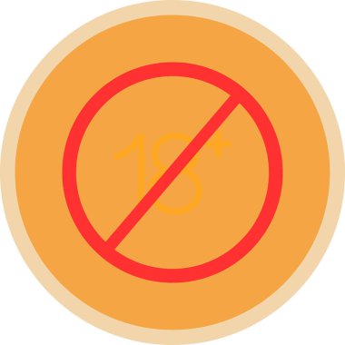 Hiçbir iz yok. Web simgesi basit illüstrasyon