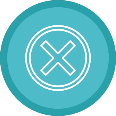 Haç. Web simgesi basit illüstrasyon