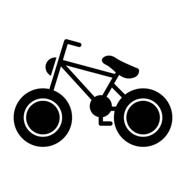 Bmx bisiklet sporu izole edilmiş ikon vektör illüstrasyon tasarımı 