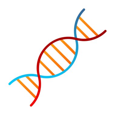 dna. Web simgesi basit illüstrasyon 