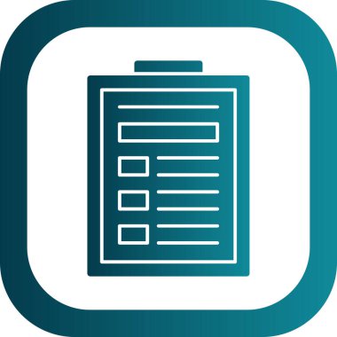 Belge. Web simgesi basit illüstrasyon 