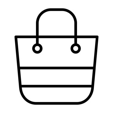 Alışveriş sepeti ikonu vektör illüstrasyonu