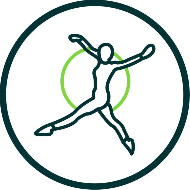 Bir adamın siluetinin vektör çizimi 