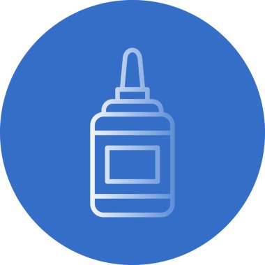 Hardal şişesinin vektör illüstrasyon simgesi 