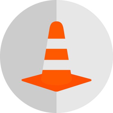 İnşaat renkli vektör simgesi.