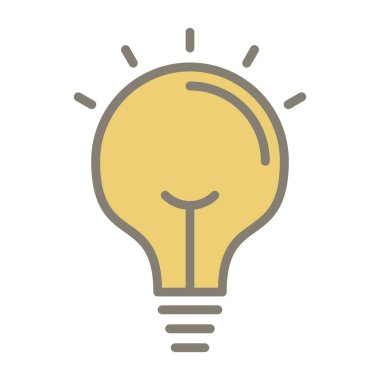 ampul simgesi vektör illüstrasyonu 