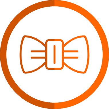 Yeni papyon simgesi, vektör illüstrasyonu basit tasarım