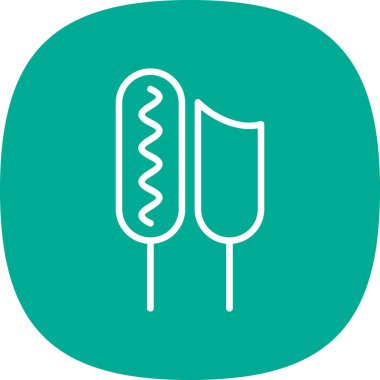 Gıda simgesinin vektör illüstrasyonu