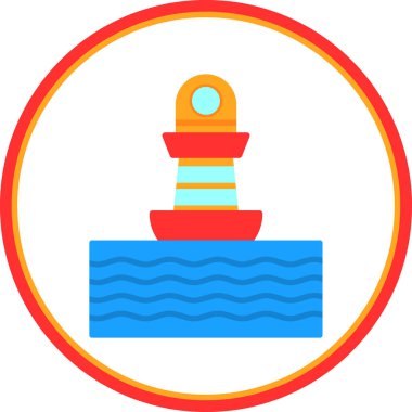 Simge vektör çizim şamandıra 