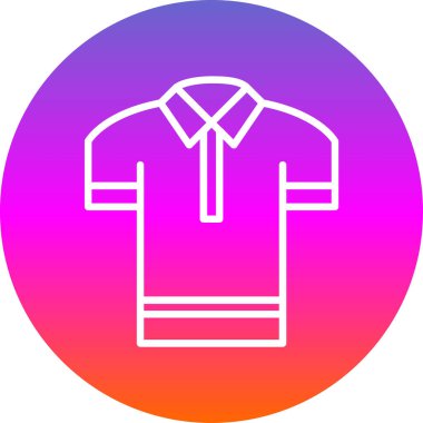 Gömlek. Web simgesi basit illüstrasyon