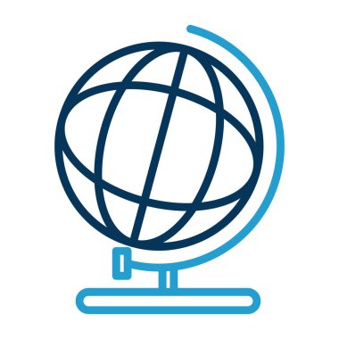  dünya web simgesi, vektör illüstrasyonu