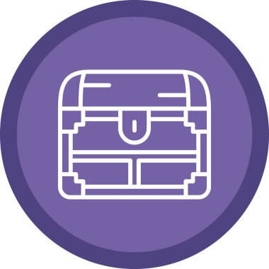 Çanta. Web simgesi basit illüstrasyon