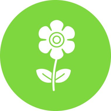 çiçek simgesi vektör illüstrasyonu