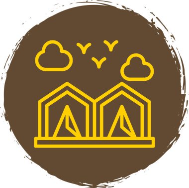 Ev. Web simgesi basit tasarım