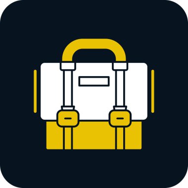  Evrak Çantası'nı web simge vektör çizim 