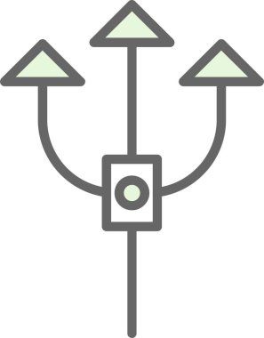 Modern eğitim ikonunun vektör illüstrasyonu