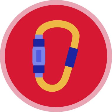 Karabina simgesi, vektör illüstrasyonu