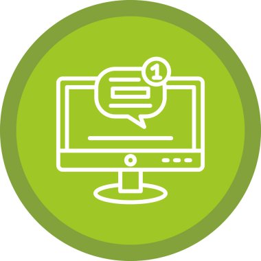 Seo simgesinin vektör illüstrasyonu