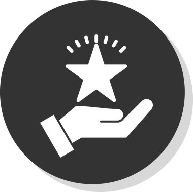 El simgesinin vektör illüstrasyonu 