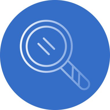 Basit düz arama simgesi vektör illüstrasyonu