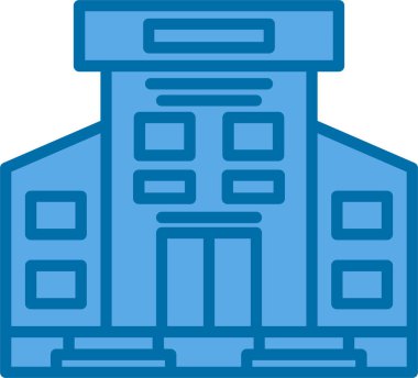 mimari yapı şehir simgesi - taslak biçimi