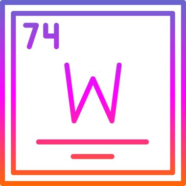 Kimyasal sembol vektör çizimi