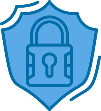 güvenli simge vektör çizim 