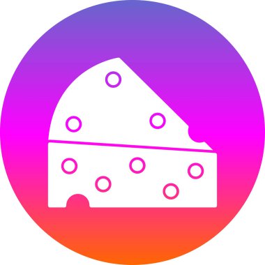 Ekmek ikonu. Web için ekmek vektör simgelerinin basit çizimi