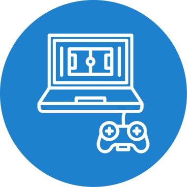 Bilgisayarın vektör illüstrasyonu