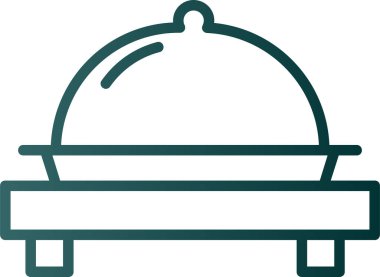 cloche simgesi, web basit illüstrasyon