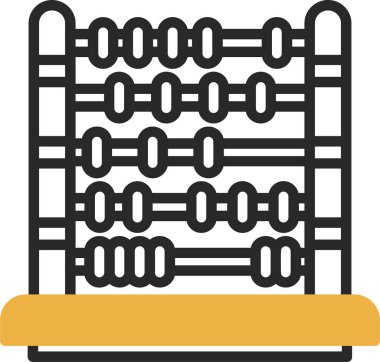 Abaküs 'ün vektör çizimi