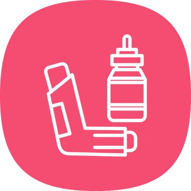 Şişe. Web simgesi basit illüstrasyon