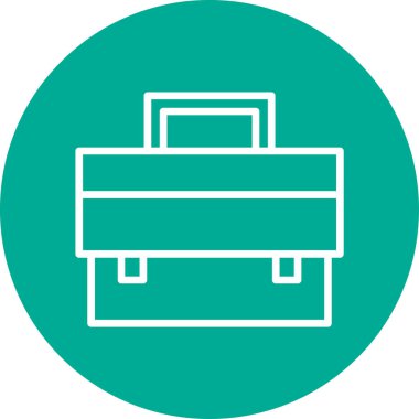  Evrak Çantası'nı web simge vektör çizim 