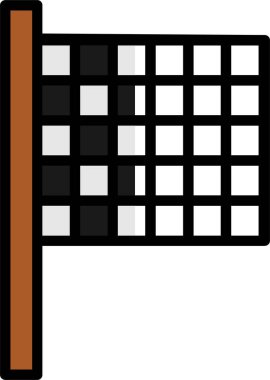 Çizgi film simgesinin vektör çizimi