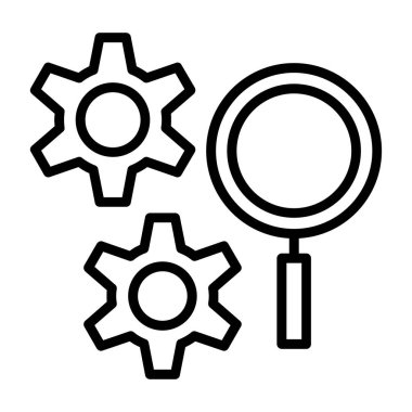 arama motoru optimizasyon simgesi düz biçimli 