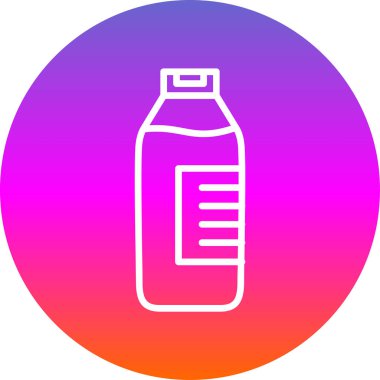 süt paketi simgesinin vektör illüstrasyonu 